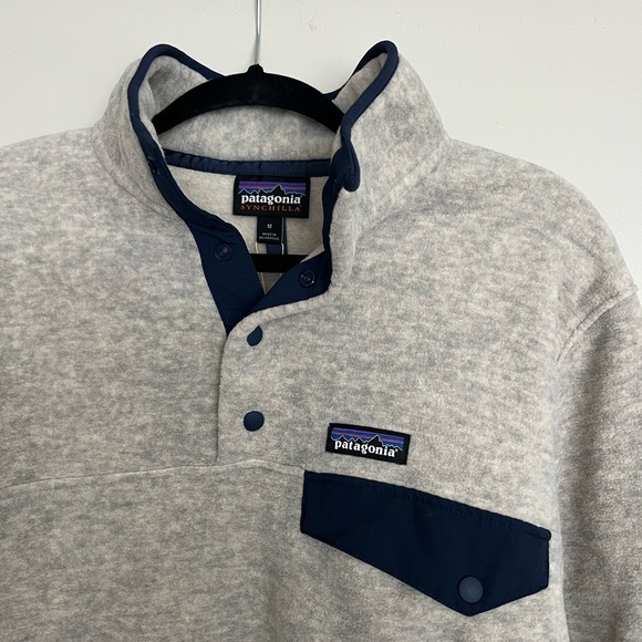 Men's Lightweight Synchilla® Snap-T® Fleece Pullover - Picture 3 of 5